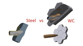 Tungsten Carbide Armor Simulation [upl. by Odnaloy]