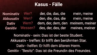 Deutsch  Akkusativ  Dativ geben schicken senden übergeben bringen schenken leihen sagen mi [upl. by Trebuh]