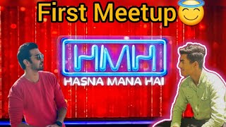 hasna mana hai show First meetup with shahzad shiekh twitibrothersx2 funny [upl. by Gabi]