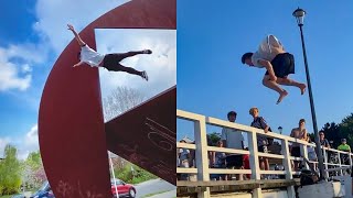 Best Parkour and Freerunning In The World 2021 [upl. by Dnomsaj]