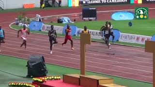 Liberias Joseph Fahnbulleh wins the Mens 200m title at 2024 African Championships [upl. by Hyacinthe]