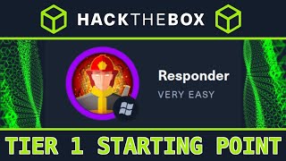 Hack The Box 2024  Starting Point  Responder  Step By Step Guide PT 10 [upl. by Acirat]