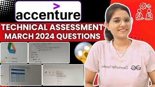 Accenture Technical Assessment Questions 2024 accentureexam technicalassessmentaccenture job [upl. by Oab]