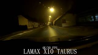 LAMAX X10 Taurus Low Light  TEST2 4K30FPS [upl. by Agripina]