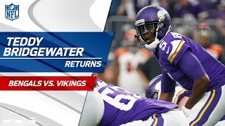 The Return of Teddy Bridgewater amp the Crowd Goes Wild  Bengals vs Vikings  NFL Wk 15 Highlights [upl. by Sandie]