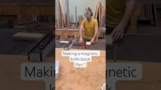 Making a magnetic 🧲 knife block Part 1 [upl. by Alokin]