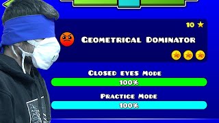 Geometry Dash  Level 19 Geometrical Dominator Closed Eyes [upl. by Amora768]