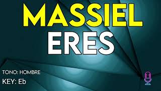 Massiel  Eres  karaoke Instrumental  Hombre [upl. by Ahtamat]