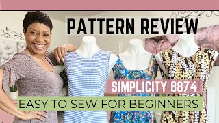 Pattern Review  SIMPLICITY 8874  Easy For Beginners 2021 [upl. by Radbun]