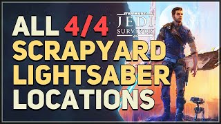 All Scrapyard Lightsaber Locations Star Wars Jedi Survivor [upl. by Eahsan]