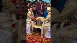 Madhu Nikhil viralvideo madhugowda nikhilnisha nidhu wedding trending shortsviral love [upl. by Aiblis]