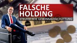 Sinnlose Steuergesetze Gewinnausschüttungen einer GmbH NICHT steuerfrei [upl. by Erbas103]