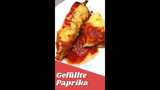 Einfaches Rezept 🌶 Gefüllte Paprika 🍅 mit Hackfleisch amp Reisfüllung [upl. by Caffrey]