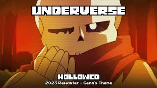 Underverse OST  Hollowed 2023 RemasterGenos Theme [upl. by Annohsed181]