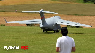 I flew the C17 Globemaster in Germany and I NAILED the Landing [upl. by Reffineg]