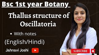 Oscillatoria thallus structure Notes Bsc 1st year Botany [upl. by Nylasej]