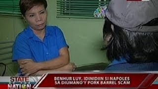 SONA Benhur Luy idinidiin si Napoles sa diumanoy pork barrel scam [upl. by Heater]