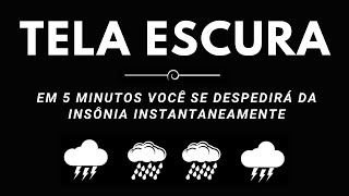 Em 5 minutos você se despedirá da insônia instantaneamente com fortes chuvas e trovões no telhado [upl. by Hadeehuat]