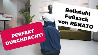 Perfekt durchdacht Winter RollstuhlFußsack von RENATO – alle Details im Überblick [upl. by Violette924]