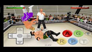 Wrestling revolution 3D game ROHIT PANGHAL VS HEAVENLY wrestling wwe [upl. by Felske]