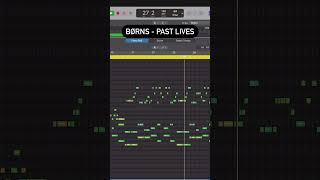 BØRNS  Past Lives Strings MIDI cover ❤️ midi [upl. by Ahsina348]