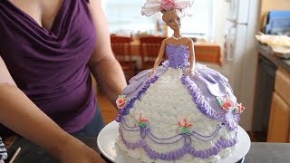 How To Make A Barbie Cake  Cake Decorating [upl. by Eerised]