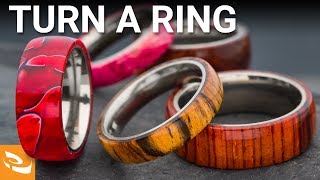 Turning a Comfort Ring Core Woodturning Project [upl. by Musa809]