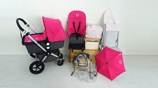 Bugaboo Camaleon 2 rosa con sombrilla y saco  Ref259 [upl. by Studnia]