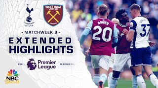 Tottenham Hotspur v West Ham United  PREMIER LEAGUE HIGHLIGHTS  10192024  NBC Sports [upl. by Schulz]