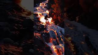 INSANE Night Surfing on Glowing Volcanic Waters music kvantster surfing [upl. by Smeaj]