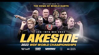 WDF World Darts Championship Live Session 9 [upl. by Rexer]