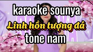 karaoke soumya ck linh hồn tượng đá tone nam [upl. by Heaps406]