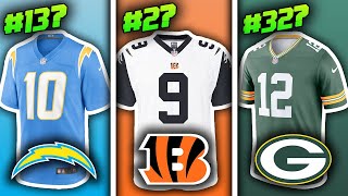 Ranking Every NFL Team’s BEST Jersey Of AllTime From WORST to FIRST [upl. by Glori]