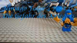 LEGO Ninjago Folge 4 Part 1 Der mysteriöse Krieger Die Gefahr des Kriegers [upl. by Xam]