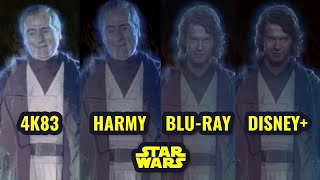 Despecialized vs 4K83 vs Disney vs Official BluRay  RETURN OF THE JEDI  Star Wars Changes [upl. by Idolah]