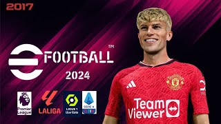 PES 2017 PATCH 2024 PC [upl. by Laehcimaj]