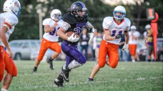 BURLINGAME FOOTBALL SENIOR NIGHT [upl. by Ynalem]