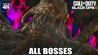 Black Ops 6 Zombies  All Bosses With Cutscenes 4K 60FPS UHD PC [upl. by Ennylhsa]