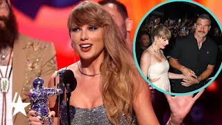 Taylor Swift PRAISES Travis Kelce In VMAs Speech [upl. by Ytsirc22]