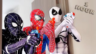 TEAM SPIDERMAN Action Story IN REAL LIFE  1 Hour   SEASON 1 [upl. by Meibers]