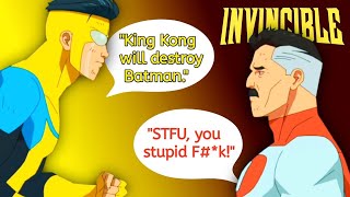 Invincible vs Omni Man but with GOOFY Writing [upl. by Tsepmet]