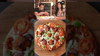 Salman Khans Style Pizza 🍕 Recipe shorts [upl. by Nehtanoj328]