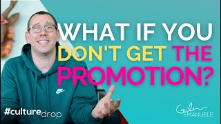 How to Handle Promotion Rejection  culturedrop  Galen Emanuele [upl. by Cirdla]