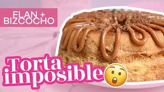 RECETA DE TORTA IMPOSIBLE 😮 BIZCOCHO  FLAN FLANCOCHO  Annas Pastelería [upl. by Dnalhsa]