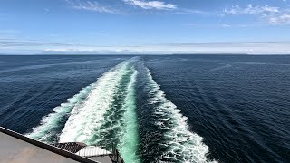 Ferry Ride Tsawwassen Vancouver to Swartz Bay Victoria [upl. by Opaline516]