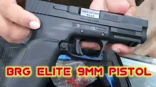 BRG Elite 9mm Turkey made pistol Unboxing Review [upl. by Alliuqahs]