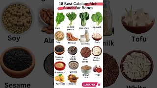 18 best Calcium Rich foods for Bones [upl. by Everrs366]