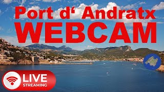 LIVE WEBCAM Port dAndratx harbor view 4K UHD 247 Live 🇪🇸 PortAndratx mallorca baleares [upl. by Mastic]