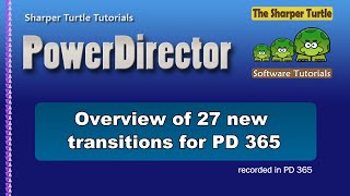 PowerDirector  Overview of 27 new transitions for PowerDirector 365 [upl. by Bertram]