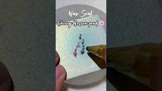 Most amazing ever🤩 실링왁스 ワックスペーパー sealingwax 火漆印章 diy [upl. by Geddes]